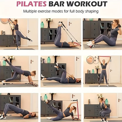 Vital Force SA Pilates Bar Kit – Full Body Resistance Trainer