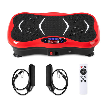Vital Force Vibration Plate – Full-Body Home Gym Trainer with Resistance Bands